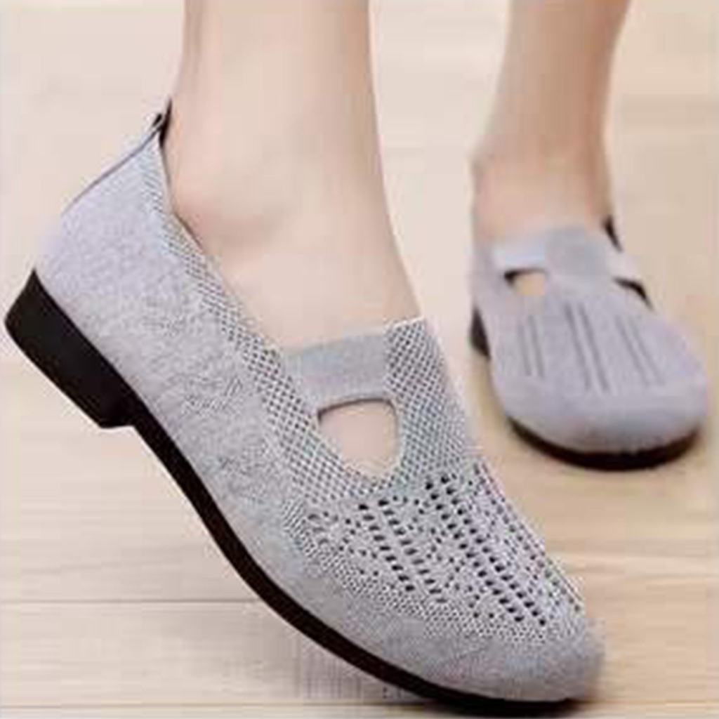 Giày Thể Thao Đế Mềm Nhẹ Co Giãn Thoáng Khí Dành Cho Nữ