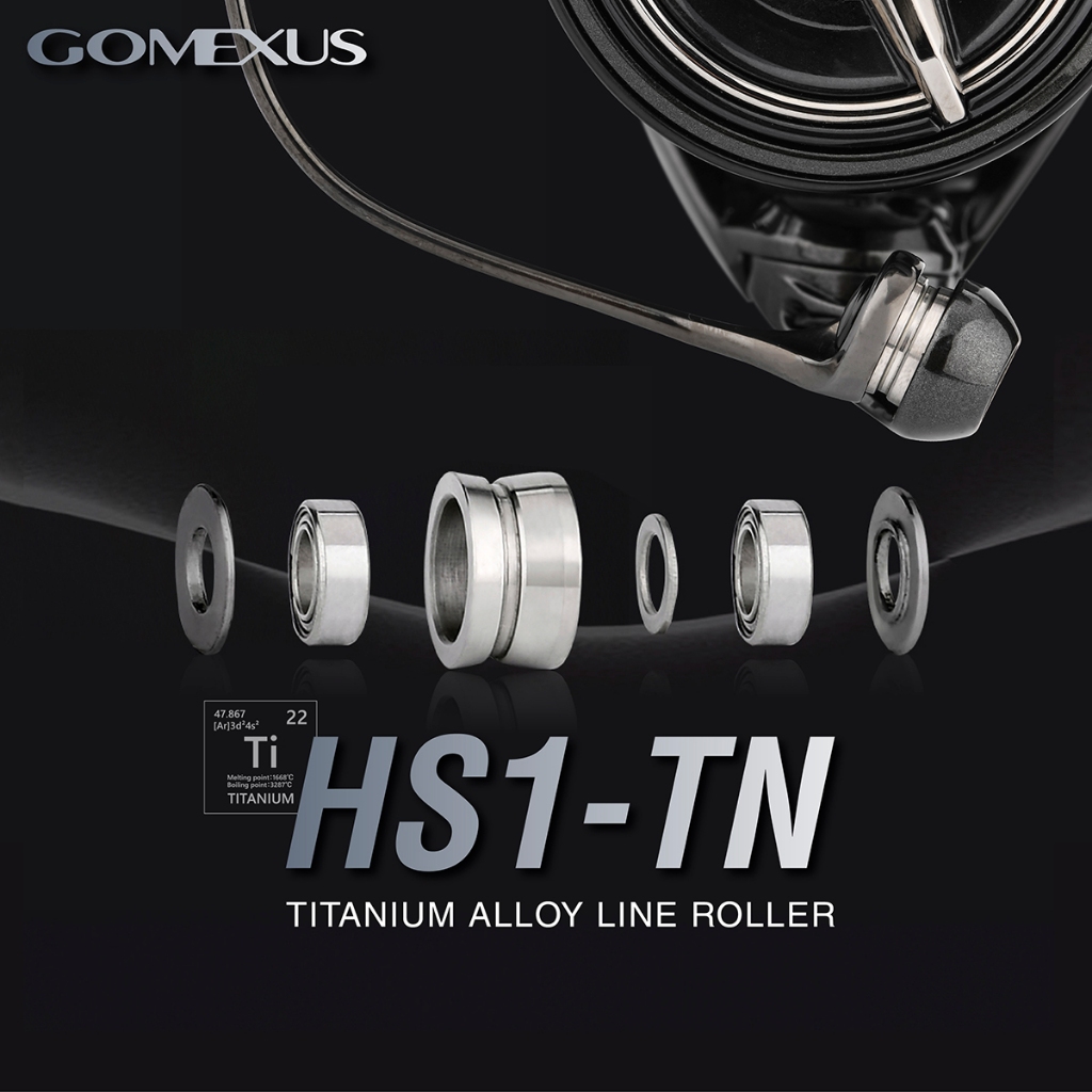 Gomexus Con lăn dây máy câu Shimano Hợp kim titan Cho shimano stella twin power stradic vanford vanquish soare