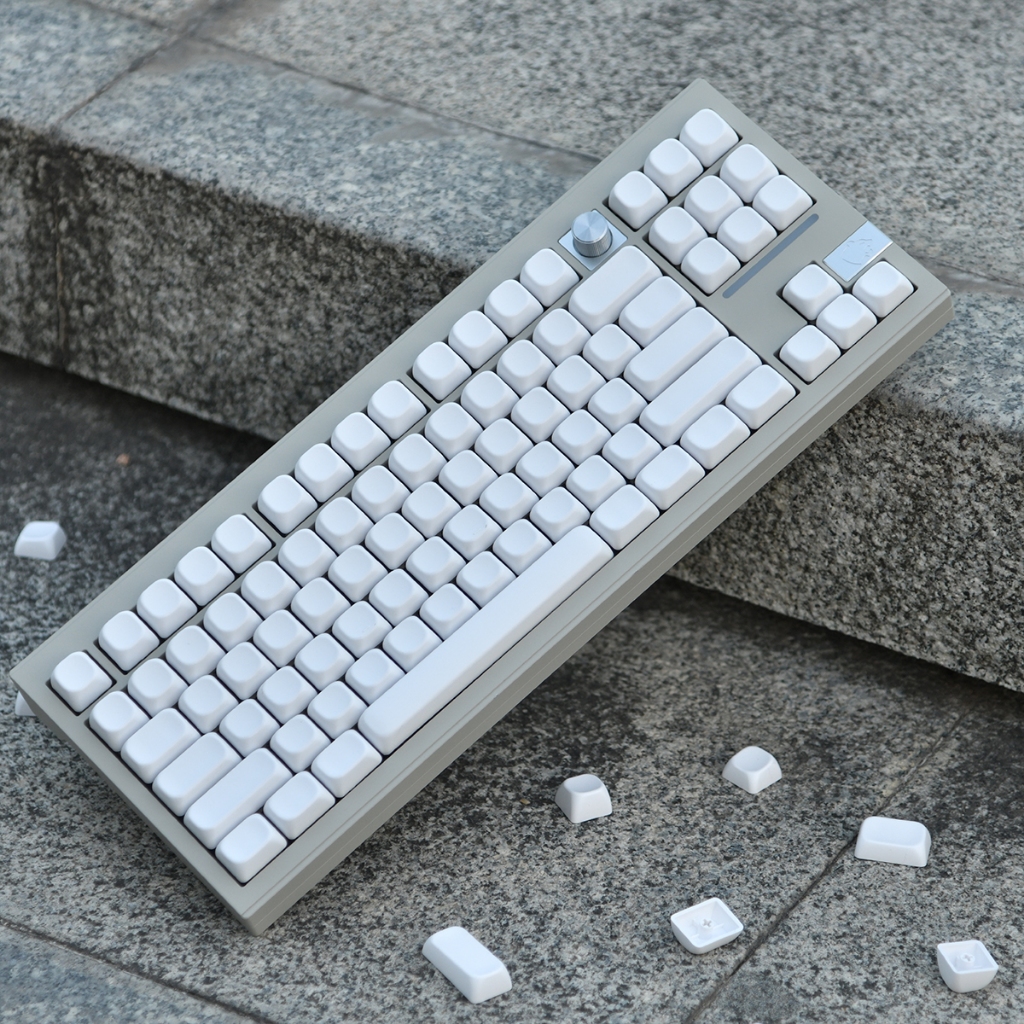 Bộ Bàn Phím Cơ 152 Phím Màu Trắng