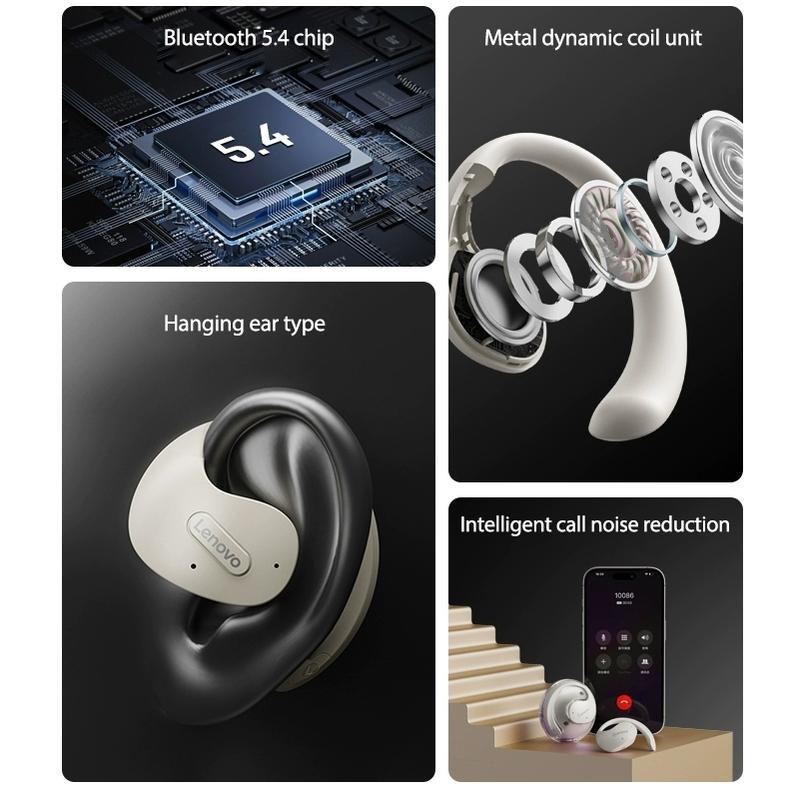 Lenovo Tai Nghe Nhét Tai bluetooth 5.4 Không Dây x15 pro Âm Thanh hifi Chống Ồn Cho ios android