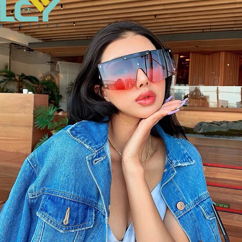 Mới Kính Mát Gọng Lớn Phong Cách Âu Mỹ Thời Trang Cho Nam Và Nữ