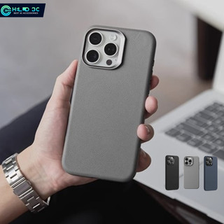 Ốp lưng từ tính 100% da chính hãng cho iphone 15 pro max chống sốc cho ốp điện thoại iphone 15 pro max từ tín