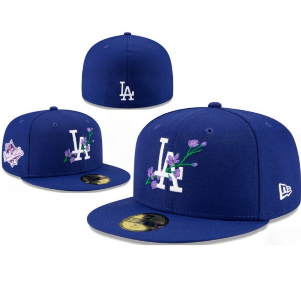 Mũ Lưỡi Trai Thêu Chữ the _dodgers _ 59Fifty_ Mũ Lưỡi Trai Thời Trang Chất Lượng Cao