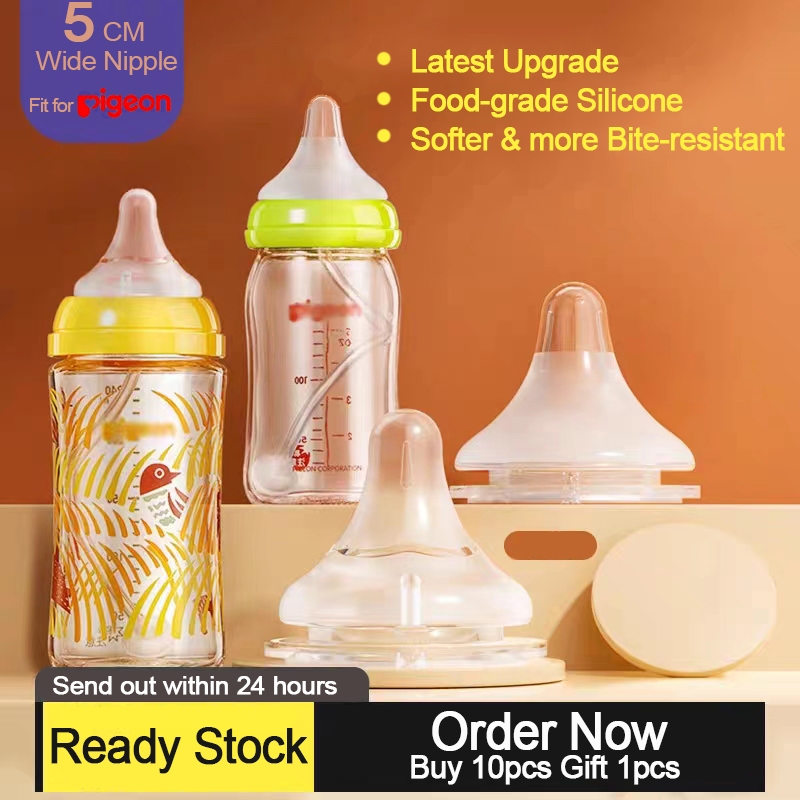 Núm Ti Giả Bằng Silicon Mềm Cho Bình Sữa Chim Bồ Câu