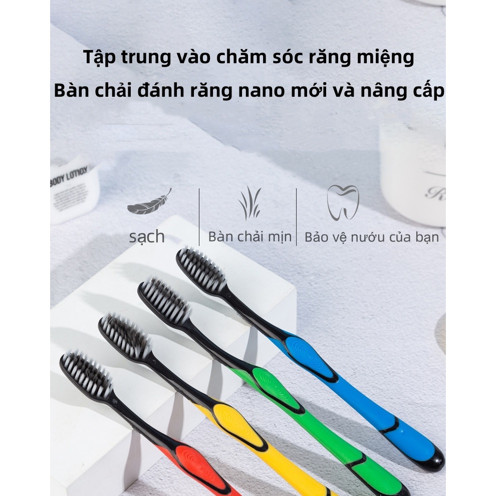 Bàn Chải Đánh Răng Lông Siêu Mềm Chống Trượt