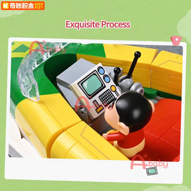 Keeppley Crayon Shin-chan Bộ Đồ Chơi Lắp Ráp Xe Hơi  Cho Bé