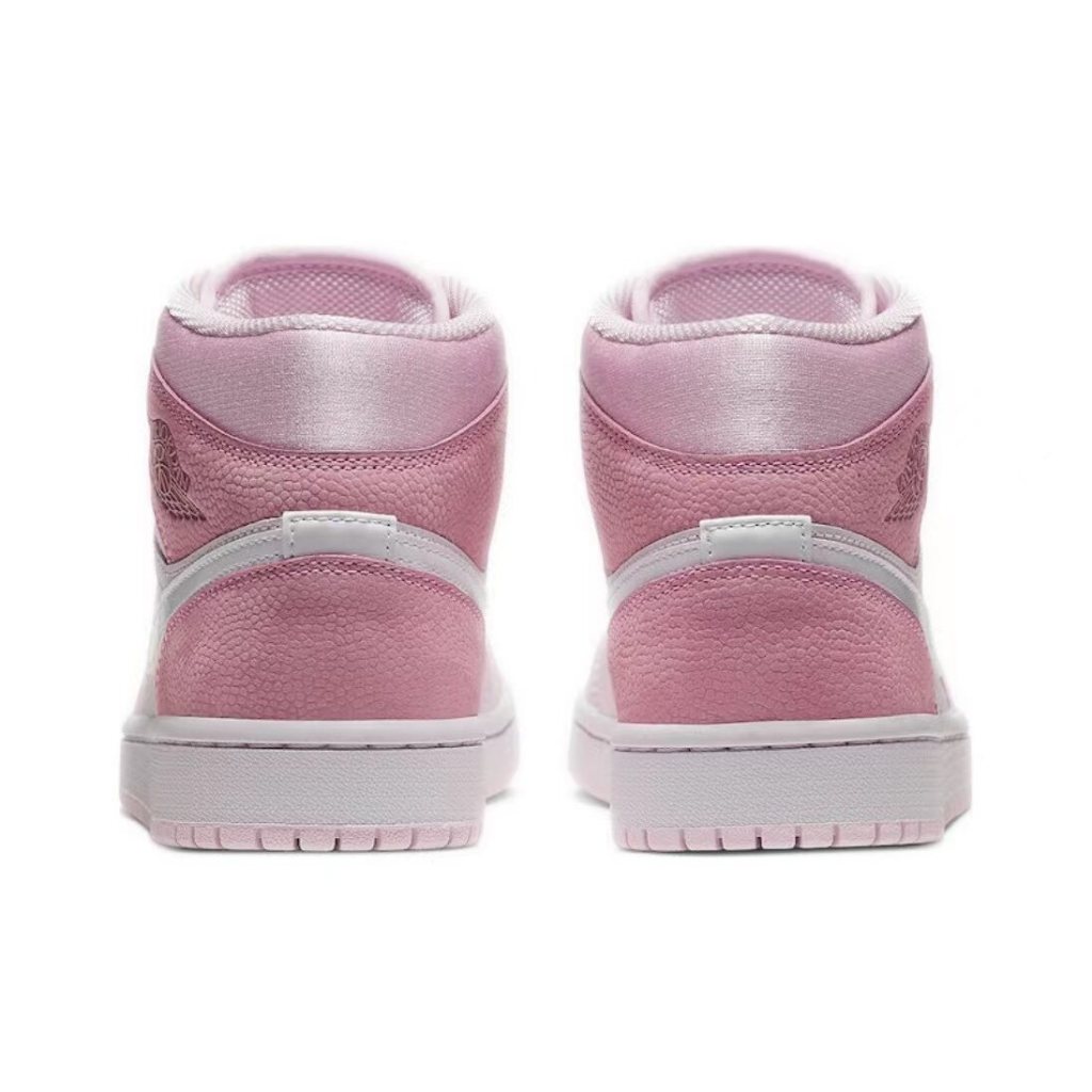 Giày thể thao nam Air Jordan 1 Mid Digital Pink Ladies Digital Powder Cherry Blossom Powder giày thể thao