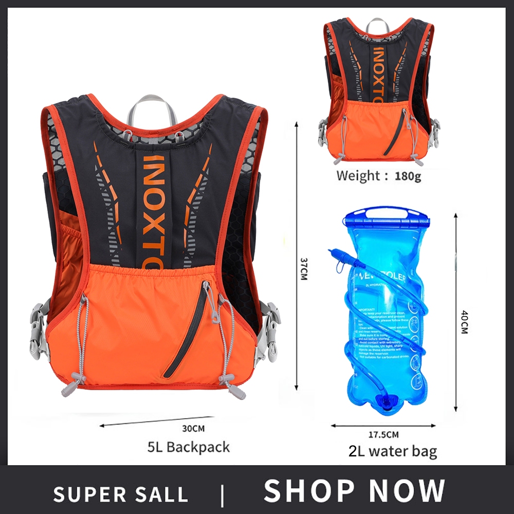 Balo đạp xe thể thao NEWBOLER 5l chống thấm nước thoáng khí có túi đựng nước 2l