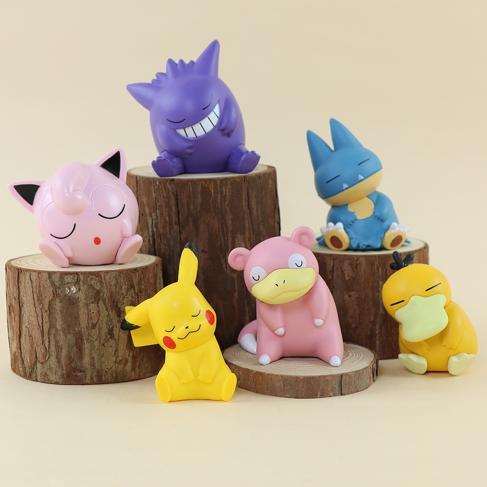 Set 6 Mô Hình Đồ Chơi pokemon 4-5cm
