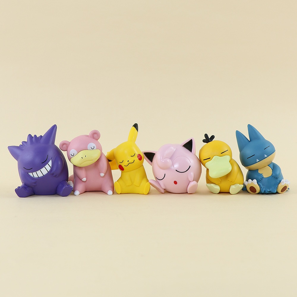 Set 6 Mô Hình Đồ Chơi pokemon 4-5cm