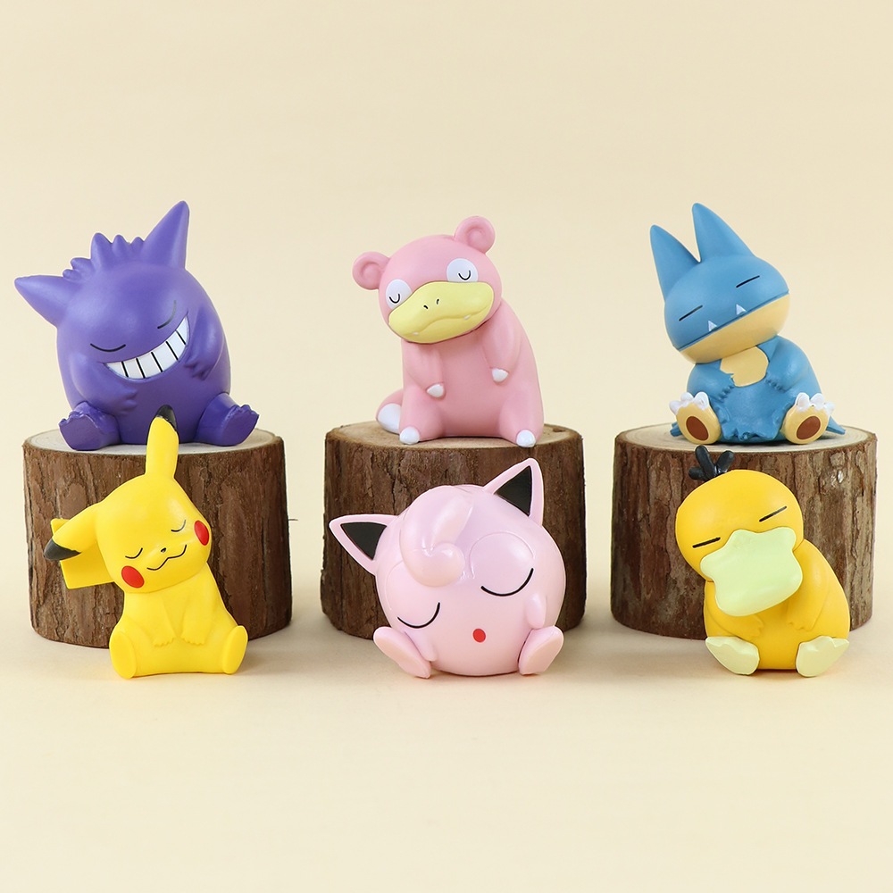 Set 6 Mô Hình Đồ Chơi pokemon 4-5cm