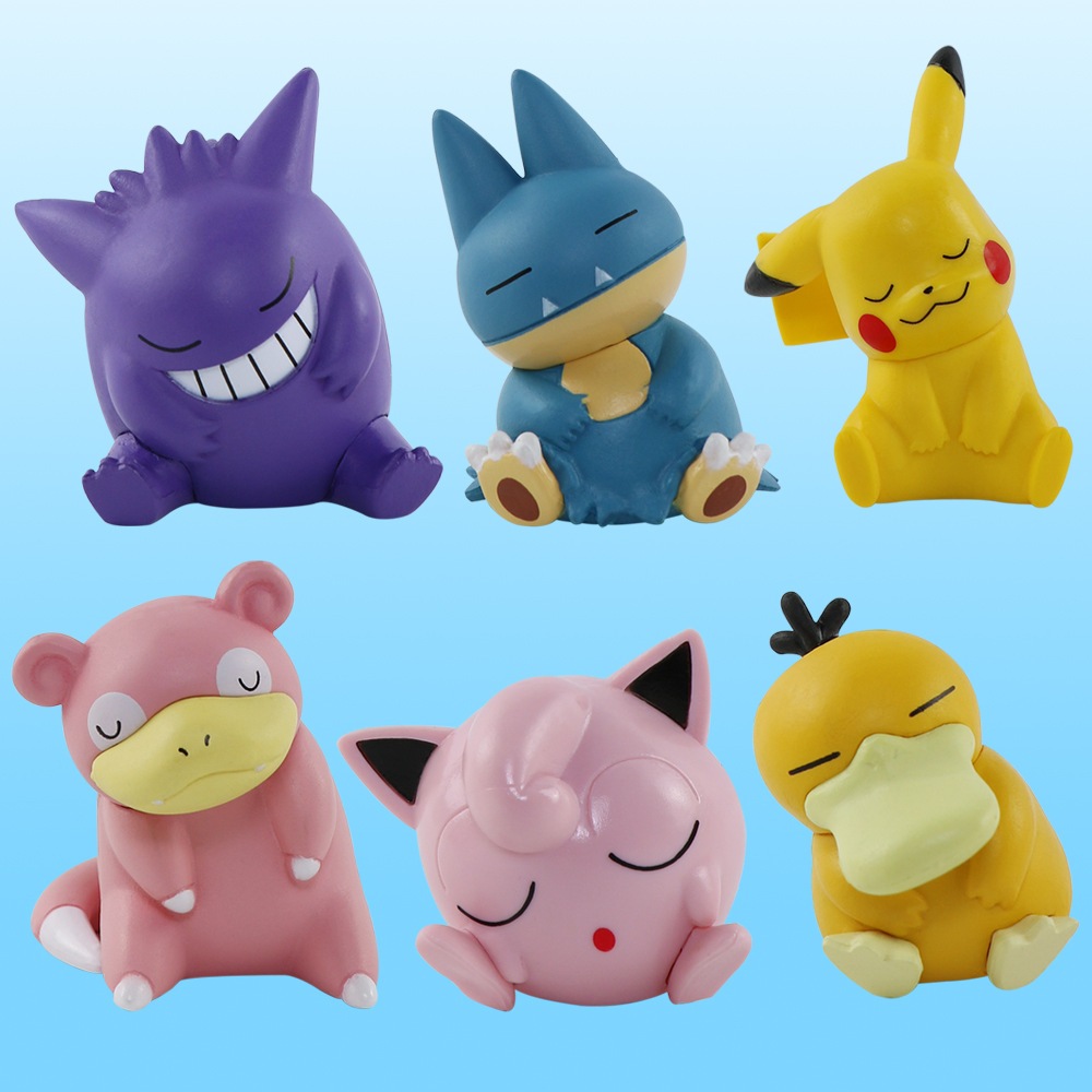 Set 6 Mô Hình Đồ Chơi pokemon 4-5cm