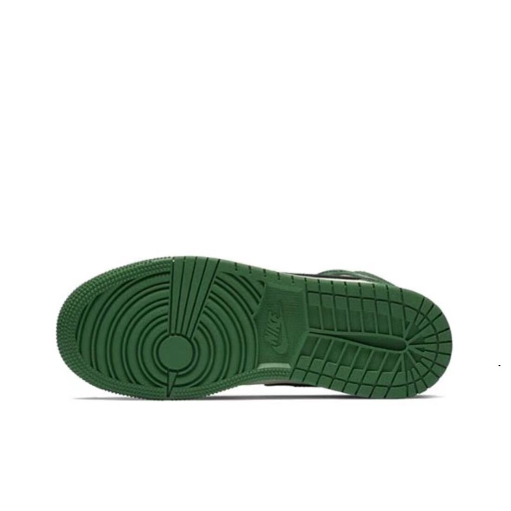 Giày thể thao nam Air Jordan 1 Mid  mũi xanh trắng giày thể thao