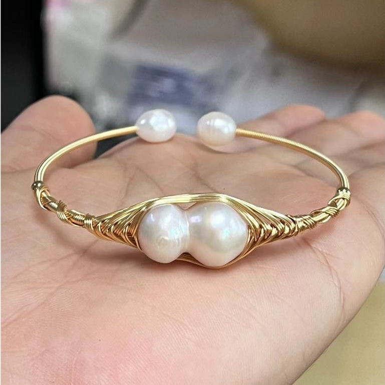 Vòng Tay Ngọc Trai Nước Ngọt Điều Chỉnh Được