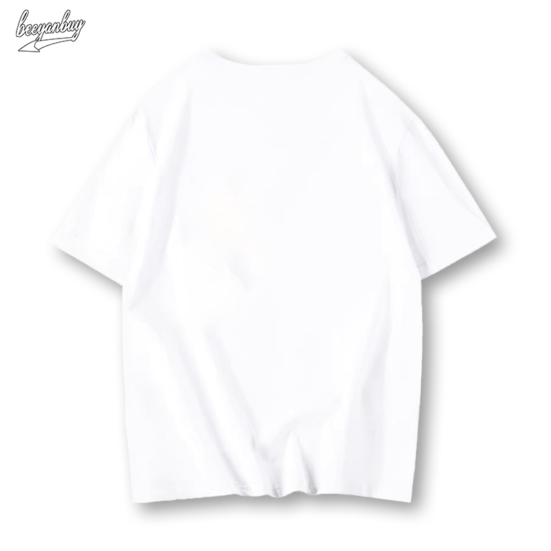 Áo phông nam trắng BEEYANBUY áo thun in hình Christmas tree basic fashion T-shirt unisex ulzzang 100% cotton-Y0413