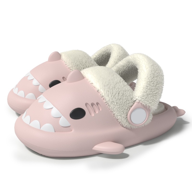 Dép nữ cá mập siêu dễ thương mới 2024, thế hệ thứ hai dày hơn và được nâng cấp, siêu chống trượt và siêu mềm