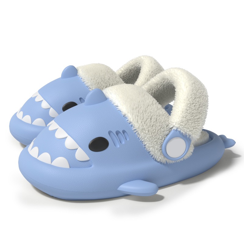 Dép nữ cá mập siêu dễ thương mới 2024, thế hệ thứ hai dày hơn và được nâng cấp, siêu chống trượt và siêu mềm
