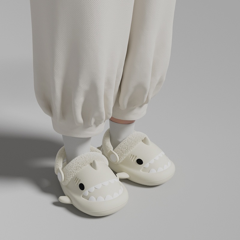 Dép nữ cá mập siêu dễ thương mới 2024, thế hệ thứ hai dày hơn và được nâng cấp, siêu chống trượt và siêu mềm