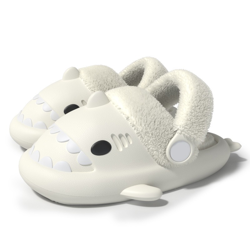 Dép nữ cá mập siêu dễ thương mới 2024, thế hệ thứ hai dày hơn và được nâng cấp, siêu chống trượt và siêu mềm