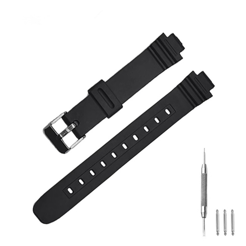 Dây Đeo 10mm Màu Đen Thời Trang Cho casio la-20wh la-20