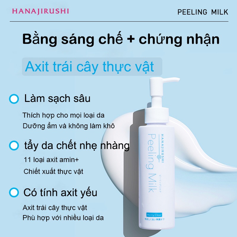 Hanajirushi Sữa Tẩy Tế Bào Chết Làm Sạch Lỗ Chân Lông Và Mụn Đầu Đen 120ml
