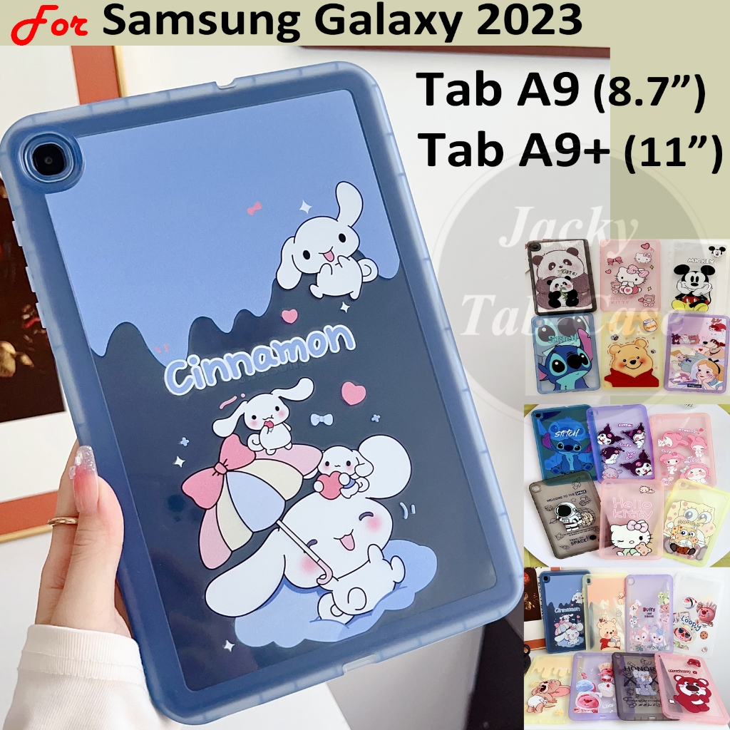 Mẫu thời trang Vỏ silicone mềm Bìa dày chống sốc Bao Da Máy Tính Bảng Cho Samsung Galaxy Tab A9 A9+ 