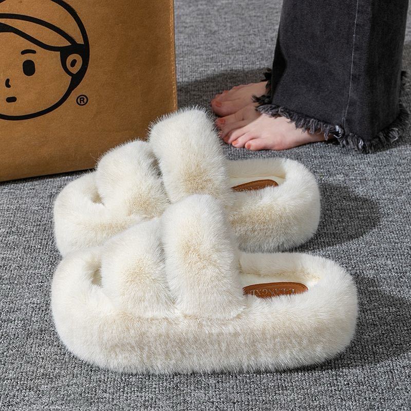 JISAILUN  dép lông dép bông Đế Dày dép quai hậu đế cao 2023 hot trend Siêu nhẹ Dễ dàng phối đồ Hợp thời Đa màu sắc FMR2390J2N 48Z231130