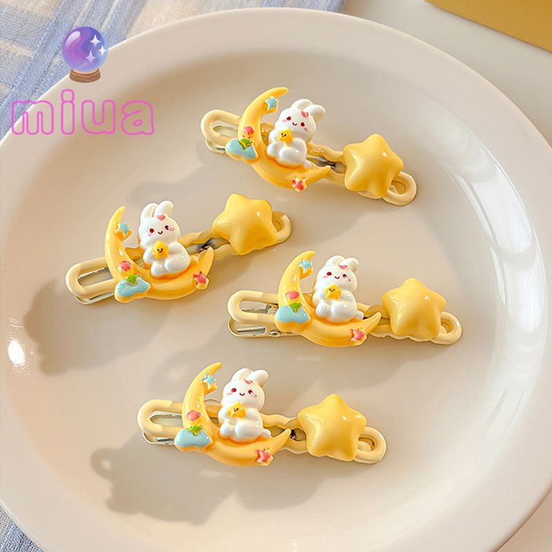 Miumiua🔮Kẹp Tóc Hình Thỏ Và Ngôi Sao Ngọt Ngào Dễ Thương Cho Nữ