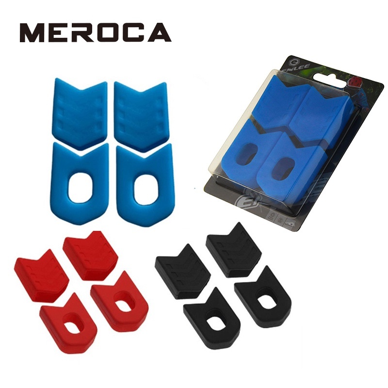 Meroca Set 4 Vỏ Bọc Silicon Bảo Vệ Ống Tay Lái Xe Đạp mtb