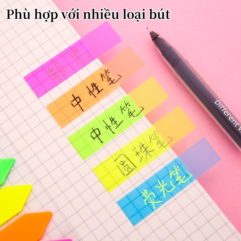 100 Bản ghi nhớ Bookmark Bản ghi nhớ piccination morandi màu văn phòng văn phòng văn phòng