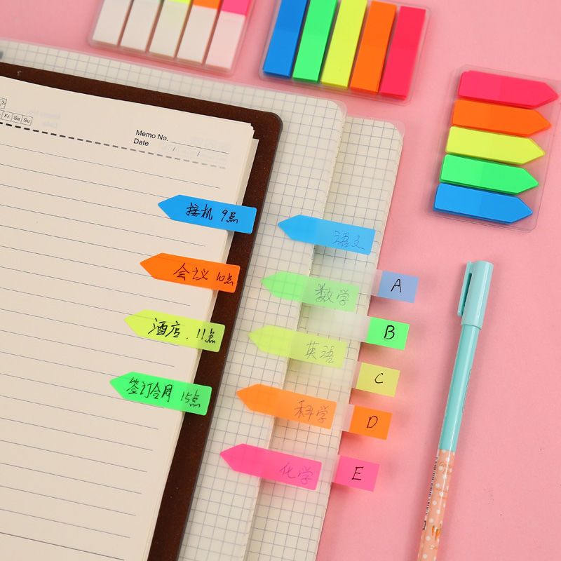 100 Bản ghi nhớ Bookmark Bản ghi nhớ piccination morandi màu văn phòng văn phòng văn phòng