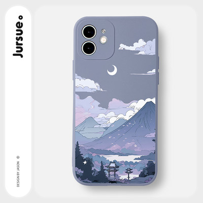 Ốp lưng JURSUE mềm hoạt hình ngộ nghĩnh dễ thương đẹp Cho iPhone 17 16 15 14 13 12 11 Pro Max SE 2020 X XR XS 8 7 ip 6S 6 Plus XYY4369