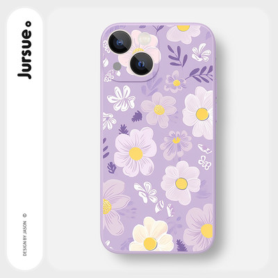 Ốp lưng JURSUE mềm hoạt hình dễ thương đẹp Cho iPhone 16 15 14 13 12 11 Pro Max SE 2020 X XR XS ip 8 7 Plus XYY4379
