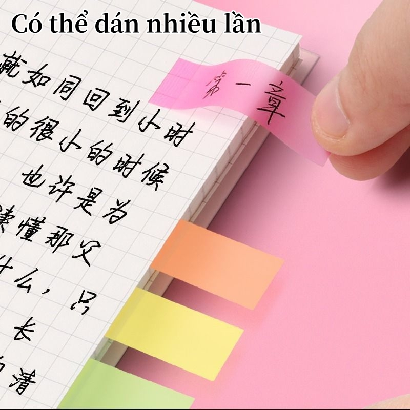 100 Bản ghi nhớ Bookmark Bản ghi nhớ piccination morandi màu văn phòng văn phòng văn phòng