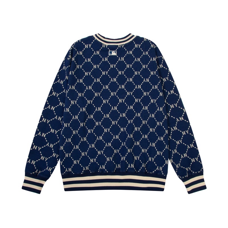 ❤❀  ❤ Mlb Áo Sweater Tay Dài Cổ Tròn Thêu Họa Tiết Thời Trang Cho Nam Nữ