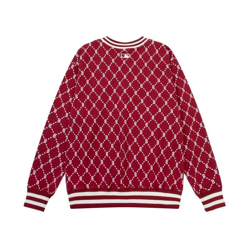 ❤❀  ❤ Mlb Áo Sweater Tay Dài Cổ Tròn Thêu Họa Tiết Thời Trang Cho Nam Nữ