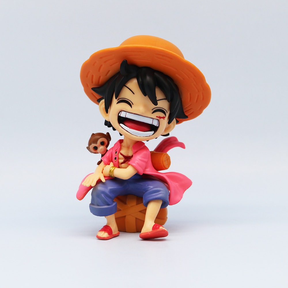 Mô Hình Nhân Vật monkey d luffy Rronoa zoro Đội Mũ Rơm 13cm Bằng pvc Trang Trí Bàn Làm Việc