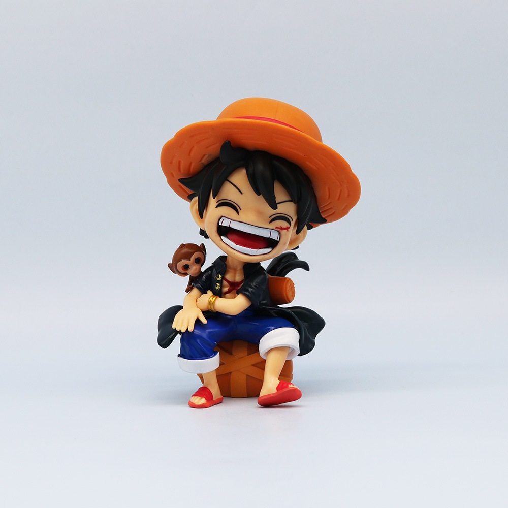 Mô Hình Nhân Vật monkey d luffy Rronoa zoro Đội Mũ Rơm 13cm Bằng pvc Trang Trí Bàn Làm Việc