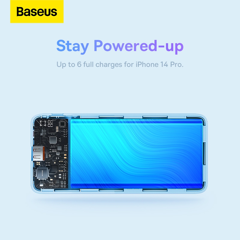 Sạc Dự Phòng baseus 20w 10000mah Cho iphone huawei xiaomi