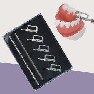 Bộ 7 dụng cụ đánh bóng răng hai mặt tự động