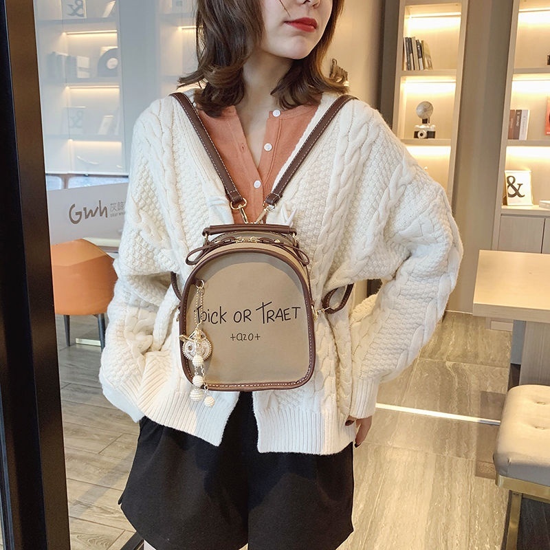 NALLCHEER Ba Lô mini Phong Cách retro Hàn Quốc Cho Nữ