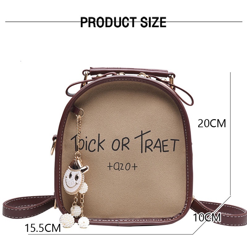 NALLCHEER Ba Lô mini Phong Cách retro Hàn Quốc Cho Nữ