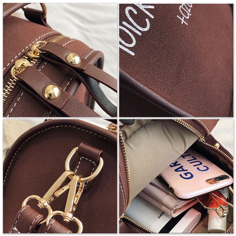 NALLCHEER Ba Lô mini Phong Cách retro Hàn Quốc Cho Nữ