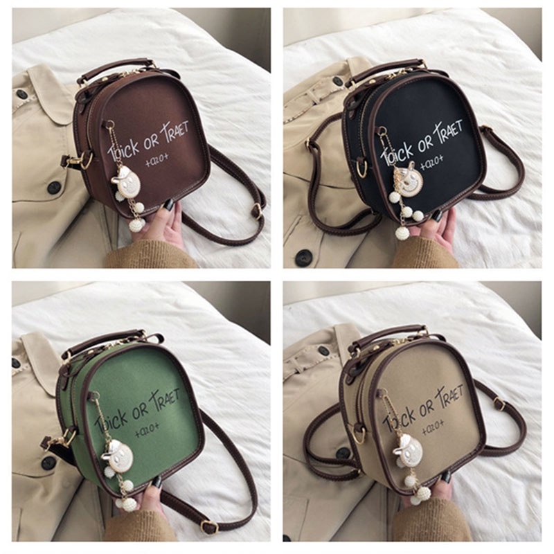 NALLCHEER Ba Lô mini Phong Cách retro Hàn Quốc Cho Nữ