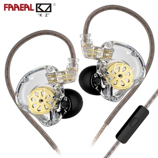Faaeal KZ EDX Lite Tai nghe có dây năng động Tai nghe nhét tai HIFI Bass trong màn hình tai Tai nghe có cáp OFC Tai nghe khử tiếng ồn