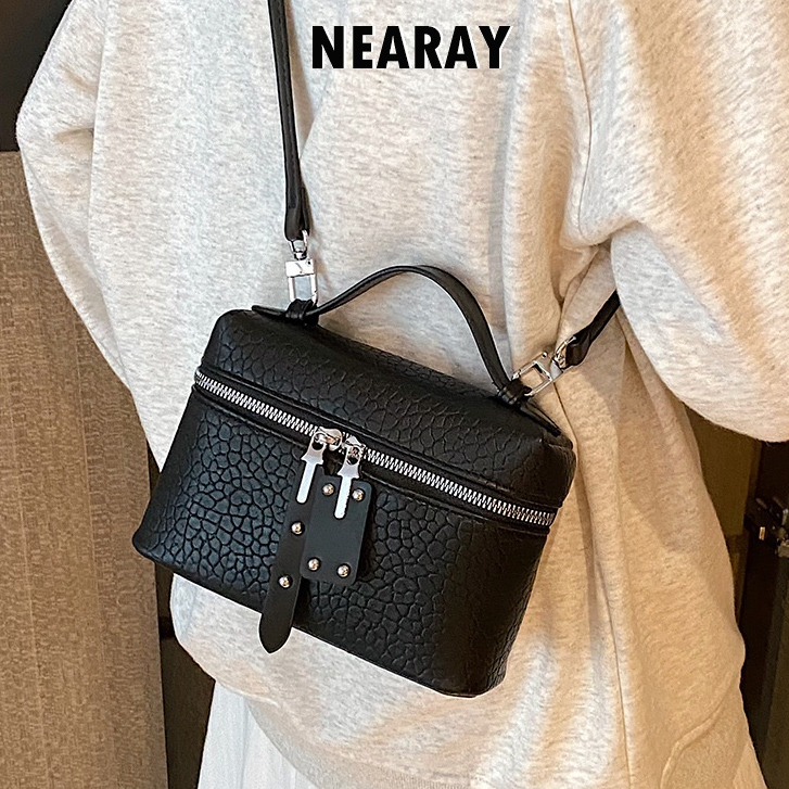 NEARAY Extra Pocket túi xách nữ túi đeo chéo 2023NEW Phối hợp với nhiều trang phục Thiết kế độc đáo Dành Cho Nữ phù hợp du lịch GDJ230058E 45Z231109