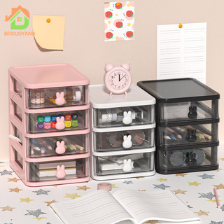 BEIDUOYANG ATủ Nhựa Nhiều Tầng mini Đựng Mỹ Phẩm / Văn Phòng Phẩm Để Bàn Tiện Lợi