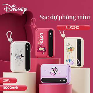 Disney Pin Sạc Dự Phòng mini cdx242 10,000 mah pd20w
