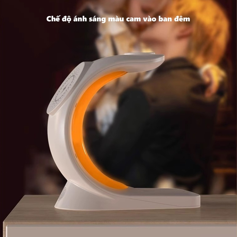 Đế Sạc Nhanh Không Dây 15w rgb Có Đèn Đa Năng Cho Điện Thoại