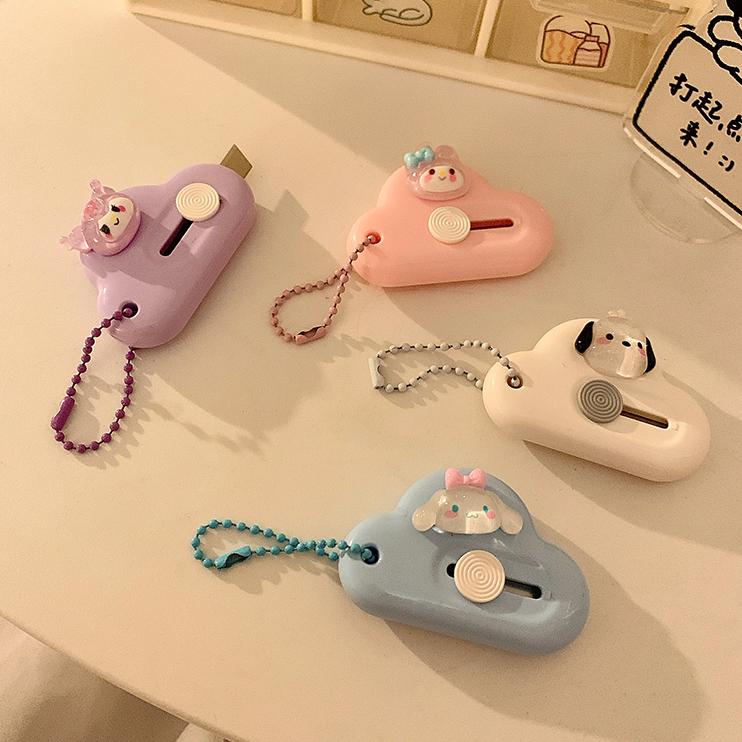 Dễ Thương Dao Giấy mini Hình Đám Mây kuromi pochacco diy Cho Học Sinh